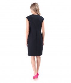 Rochie office din stofa elastica cu viscoza