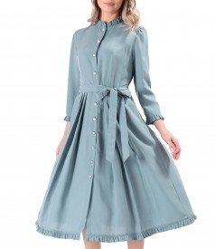 Rochie eleganta tip camasa din viscoza