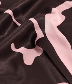 Bluza eleganta din viscoza satinata imprimata