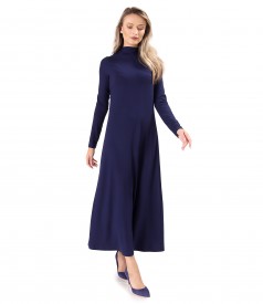 Rochie lunga din jerse elastic cu viscoza